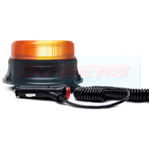 Maypole MP4071 12v/24v Magnetic Mounting Low Profile LED Flashing Amber Beacon ECE R10